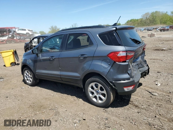 2018 Ford EcoSport SE z VIN MAJ6P1UL7JC192460, wystawiony jako Copart lot #56304555 z przebiegiem 51 878 mil mil oraz Szkoda całkowita • Salvage title. Historia ofert i sprzedaży dostępna na DreamBid. Obrazek 2.