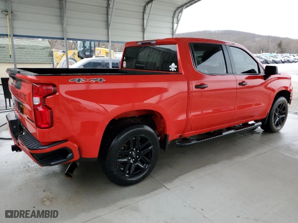 2020 Chevrolet Silverado 1500 Custom with VIN 1GCPYBEK9LZ277050, listed as a Copart auction lot 43651825 with 84,691 mi miles and Clean Title. Bid and sale history available at carsss.com. Image 3.