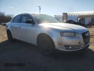 2007 Audi A4 2.0T with VIN WAUAF78E57A017762, listed as a Copart auction lot 50234585 with 159,666 mi miles and Salvage Title. Bid and sale history available at carsss.com. Image 4.