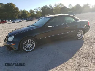 2009 Mercedes-Benz CLK 350 with VIN WDBTK56F69T107693, listed as a Copart auction lot 75328314 with 120,273 mi miles and Salvage Title. Bid and sale history available at DreamBid. Image 1.