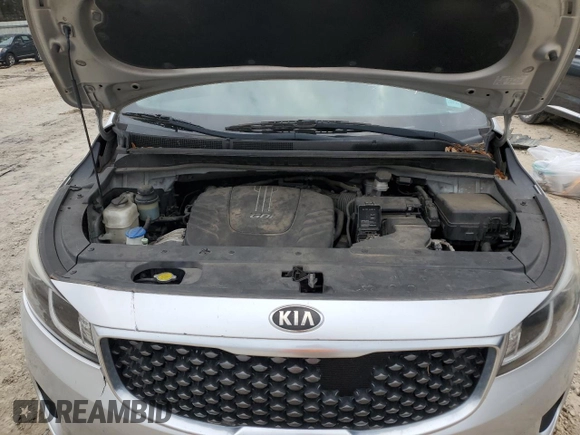 2015 Kia Sedona L with VIN KNDMA5C13F6023455, listed as a Copart auction lot 45580205 with 187,647 mi miles and Clean Title. Bid and sale history available at carsss.com. Image 12.