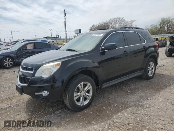 2010 Chevrolet Equinox LT w/2LT with VIN 2CNALPEW3A6404612, listed as a Copart auction lot 51379055 with 107,627 mi miles and Salvage Title. Bid and sale history available at carsss.com. Image 1.