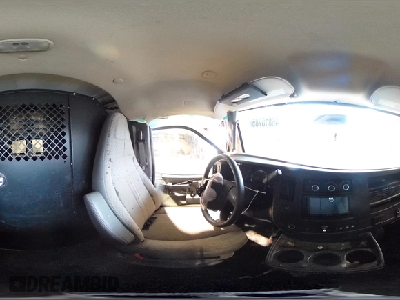 2019 Chevrolet Express Cargo with VIN 1GCWGAFP1K1170896, listed as a Copart auction lot 46810785 with Not provided miles and Salvage title. Bid and sale history available at DreamBid. Image 14.