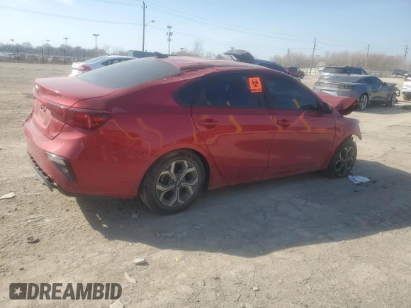 2020 Kia Forte LXS with VIN 3KPF24AD6LE168699, listed as a Copart auction lot 48853845 with 24,119 mi miles and Salvage Title. Bid and sale history available at carsss.com. Image 3.