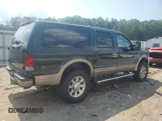 2003 Ford Excursion Eddie Bauer с VIN 1FMNU45S63EA80970, выставлен на аукционе Copart как лот 62710805 с пробегом 228 585 миль миль и Чистый • Clean title. История ставок и продаж доступна на DreamBid. Изображение 3.