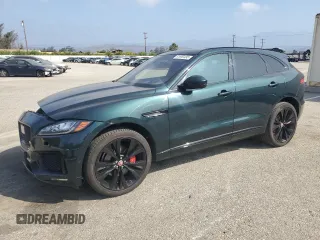 2017 Jaguar F-Pace S with VIN SADCM2BV6HA098113, listed as a Copart auction lot 61690495 with 54,500 mi miles and Salvage title. Bid and sale history available at DreamBid. Image 1.