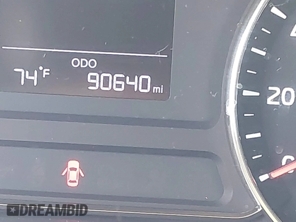 2018 Kia Forte LX with VIN 3KPFK4A77JE245278, listed as a IAAI auction lot 41797240 with 90,640 mi miles. Bid and sale history available at carsss.com. Image 16.