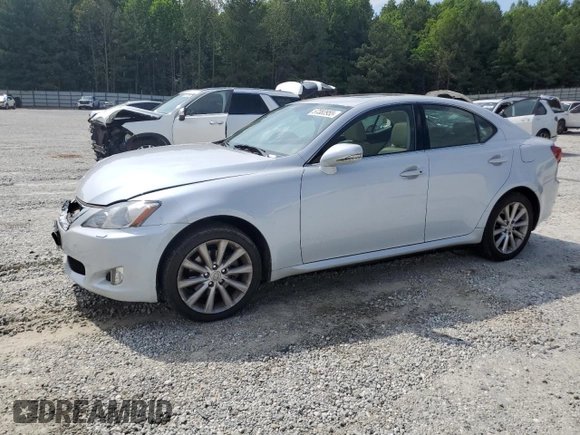 2009 Lexus IS 250 with VIN JTHCK262995034402, listed as a Copart auction lot 57380955 with 152,563 mi miles and Salvage title. Bid and sale history available at DreamBid. Image 1.