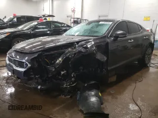2019 Kia Stinger with VIN KNAE15LA3K6070657, listed as a Copart auction lot 41468065 with 97,235 mi miles and Salvage Title. Bid and sale history available at carsss.com. Image 1.