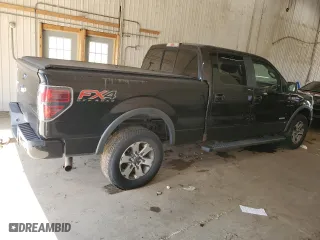 2014 Ford F-150 XL with VIN 1FTFW1ETXEFC51095, listed as a Copart auction lot 53995715 with 246,592 mi miles and Clean Title. Bid and sale history available at carsss.com. Image 3.