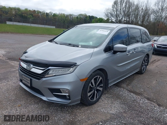 2018 Honda Odyssey Elite with VIN 5FNRL6H92JB004882, listed as a IAAI auction lot 41901028 with 160,889 mi miles and . Bid and sale history available at DreamBid. Image 17.