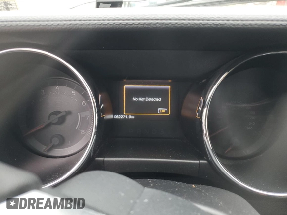 2017 Ford Mustang V6 with VIN 1FATP8EM5H5305551, listed as a Copart auction lot 43912635 with 62,271 mi miles and Salvage Title. Bid and sale history available at carsss.com. Image 9.