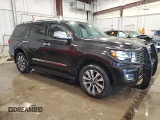 2019 Toyota Sequoia Limited with VIN 5TDJY5G19KS165621, listed as a Copart auction lot 43008635 with 30,806 mi miles and Non Repairable. Bid and sale history available at carsss.com. Image 4.