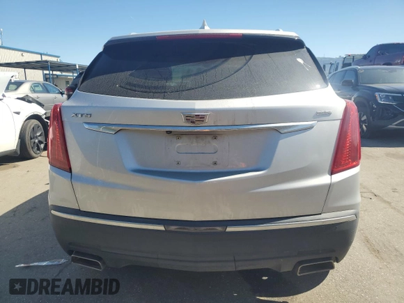 2017 Cadillac XT5 Luxury FWD with VIN 1GYKNBRS5HZ275228, listed as a Copart auction lot 50256405 with 57,480 mi miles and Salvage Title. Bid and sale history available at carsss.com. Image 6.