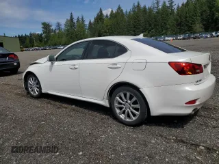 2008 Lexus IS 250 z VIN JTHBK262482070977, wystawiony jako Copart lot #58004425 z przebiegiem 145 545 mil mil oraz Szkody całkowita. Historia ofert i sprzedaży dostępna na DreamBid. Obrazek 2.