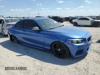 2019 BMW 2 Series M240i with VIN WBA2J5C55KVB28203, listed as a Copart auction lot 72290654 with 31,351 mi miles and Salvage Title. Bid and sale history available at DreamBid. Image 4.