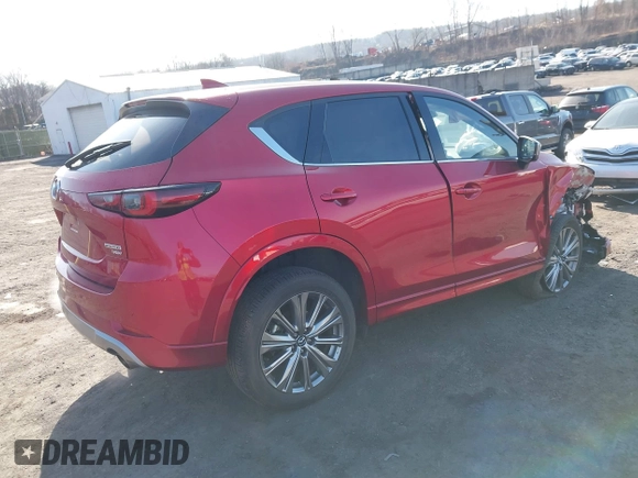 2024 Mazda CX-5 2.5 Turbo Signature with VIN JM3KFBXY1R0353821, listed as a IAAI auction lot 41773620 with 21,889 mi miles. Bid and sale history available at carsss.com. Image 4.