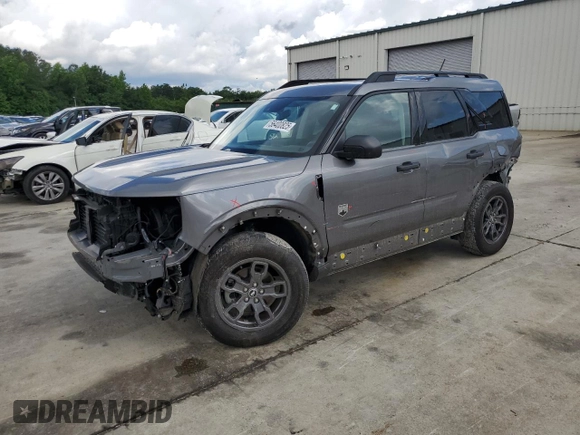 2023 Ford Bronco Sport Big Bend with VIN 3FMCR9B64PRD70589, listed as a Copart auction lot 56400825 with 24,993 mi miles and Salvage title. Bid and sale history available at DreamBid. Image 1.