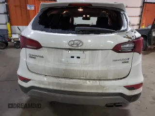 2017 Hyundai Santa Fe 2.0T z VIN 5XYZUDLA3HG456149, wystawiony jako Copart lot #37585923 z przebiegiem 111 627 mil mil oraz Szkoda całkowita • Salvage title. Historia ofert i sprzedaży dostępna na DreamBid. Obrazek 6.