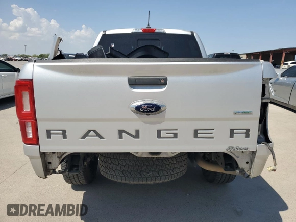 2019 Ford Ranger XL with VIN 1FTER4FH2KLA12958, listed as a Copart auction lot 50587845 with 107,160 mi miles and Salvage Title. Bid and sale history available at DreamBid. Image 6.