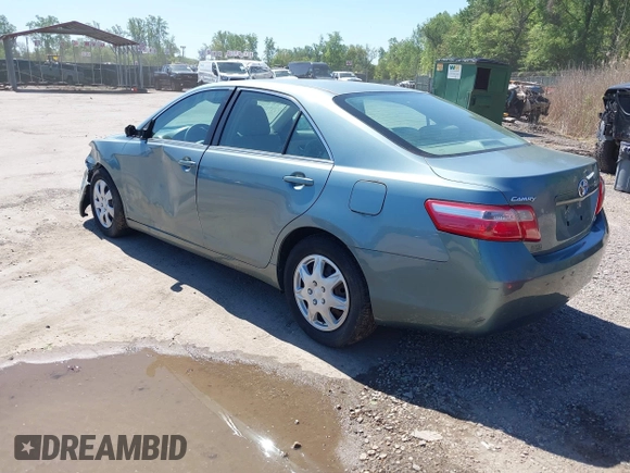 2008 Toyota Camry LE with VIN 4T1BE46K18U760223, listed as a IAAI auction lot 42143764 with 102,938 mi miles. Bid and sale history available at carsss.com. Image 3.