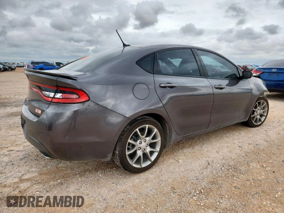 2015 Dodge Dart SXT with VIN 1C3CDFBB0FD253697, listed as a Copart auction lot 63331215 with 43,467 mi miles and Salvage title. Bid and sale history available at DreamBid. Image 3.