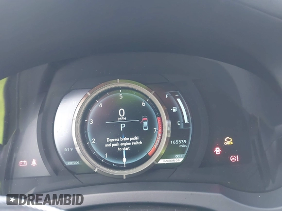 2014 Lexus IS 350 with VIN JTHBE1D27E5013784, listed as a IAAI auction lot 41446871 with 165,539 mi miles and . Bid and sale history available at DreamBid. Image 7.