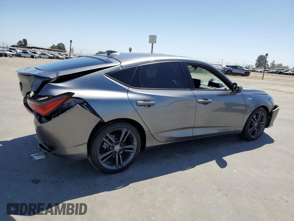 2024 Acura Integra Technology with VIN 19UDE4H6XRA010062, listed as a Copart auction lot 58029635 with 17,459 mi miles and Salvage title. Bid and sale history available at DreamBid. Image 3.