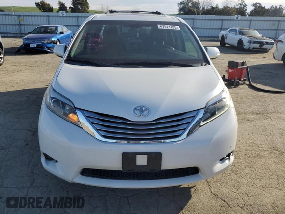 2015 Toyota Sienna Limited with VIN 5TDDK3DC2FS099332, listed as a Copart auction lot 47571435 with 107,449 mi miles and Salvage Title. Bid and sale history available at DreamBid. Image 5.