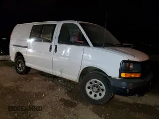 2011 Chevrolet Express Cargo with VIN 1GCSGAFX5B1112952, listed as a Copart auction lot 79344424 with 253,206 mi miles and Salvage title. Bid and sale history available at DreamBid. Image 4.