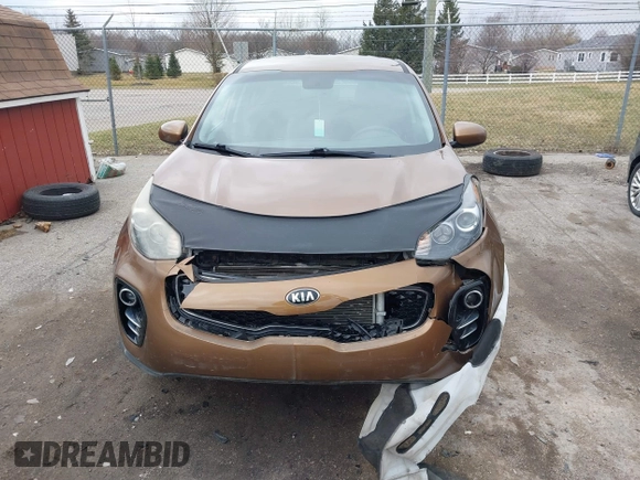 2018 Kia Sportage LX with VIN KNDPMCAC3J7422785, listed as a IAAI auction lot 41869603 with 84,378 mi miles. Bid and sale history available at carsss.com. Image 12.