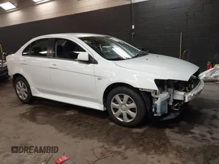 2012 Mitsubishi Lancer ES with VIN JA32U2FU9CU006670, listed as a IAAI auction lot 41669896 with 105,204 mi miles. Bid and sale history available at carsss.com. Image 1.