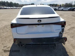 2023 Lexus IS 500 F Sport Performance with VIN JTHAP1D25P5003652, listed as a Copart auction lot 53134665 with 17,844 mi miles and Salvage title. Bid and sale history available at DreamBid. Image 6.