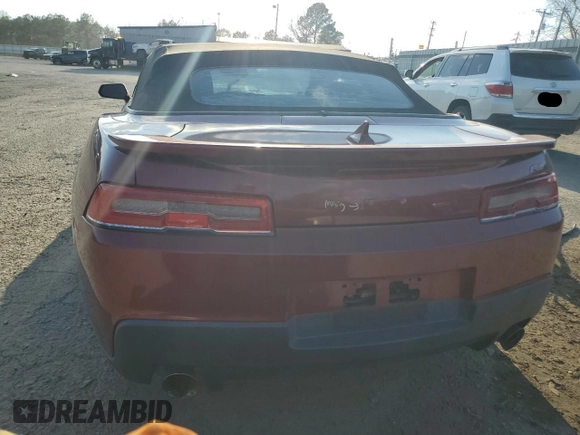 2015 Chevrolet Camaro LT with VIN 2G1FF3D3XF9133046, listed as a Copart auction lot 44065225 with 94,109 mi miles and Salvage Title. Bid and sale history available at carsss.com. Image 6.