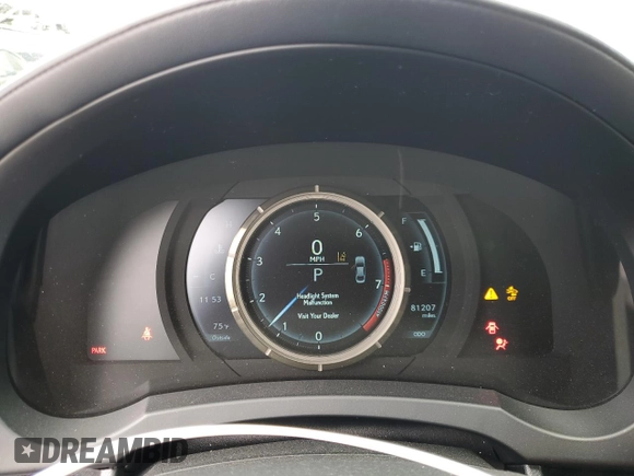 2017 Lexus IS 350 with VIN JTHBE1D27H5030024, listed as a Copart auction lot 49303625 with 81,207 mi miles and Salvage Title. Bid and sale history available at DreamBid. Image 9.
