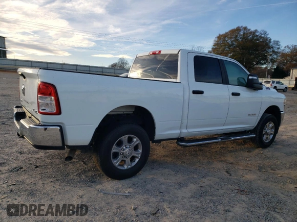 2023 Ram 2500 Big Horn with VIN 3C6UR5DJ5PG610884, listed as a Copart auction lot 80895774 with 0 mi miles and Salvage Title. Bid and sale history available at carsss.com. Image 3.