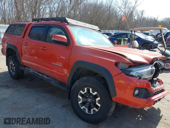 2016 Toyota Tacoma SR with VIN 3TMCZ5AN0GM001120, listed as a IAAI auction lot 41769108 with 190,635 mi miles and . Bid and sale history available at DreamBid. Image 1.