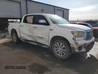 2012 Toyota Tundra Limited with VIN 5TFHW5F18CX246031, listed as a Copart auction lot 51668945 with 345,294 mi miles and Salvage title. Bid and sale history available at DreamBid. Image 4.