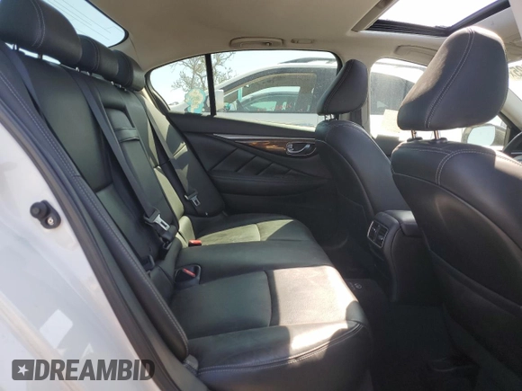 2014 Infiniti Q50 Sport with VIN JN1BV7AP0EM682217, listed as a Copart auction lot 49917125 with 65,606 mi miles and Salvage Title. Bid and sale history available at DreamBid. Image 10.