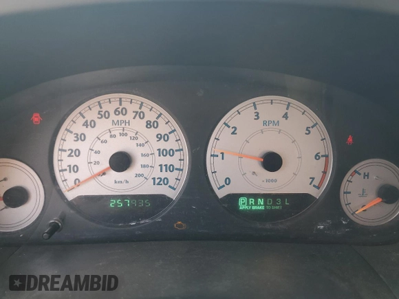2006 Chrysler Town & Country LWB LX with VIN 1A4GP44R26B568560, listed as a Copart auction lot 70609934 with 257,935 mi miles and Salvage Title. Bid and sale history available at carsss.com. Image 9.