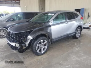 2018 Honda CR-V EX with VIN 7FARW1H55JE011157, listed as a Copart auction lot 54165435 with 81,620 mi miles and Salvage Title. Bid and sale history available at carsss.com. Image 1.