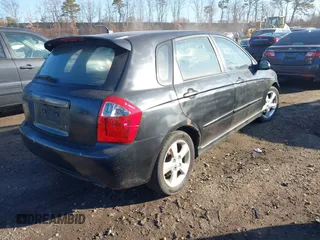 2008 Kia Spectra with VIN KNAFE162X85014915, listed as a IAAI auction lot 41679990 with Not provided miles and . Bid and sale history available at DreamBid. Image 4.
