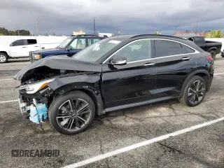 2022 Infiniti QX55 Essential z VIN 3PCAJ5K32NF102589, wystawiony jako Copart lot #42563363 z przebiegiem 5252 mil mil oraz . Historia ofert i sprzedaży dostępna na DreamBid. Obrazek 1.