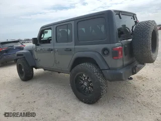 2020 Jeep Wrangler Unlimited Sport Altitude with VIN 1C4HJXDG2LW325430, listed as a Copart auction lot 46953185 with 69,919 mi miles and Salvage Title. Bid and sale history available at carsss.com. Image 2.