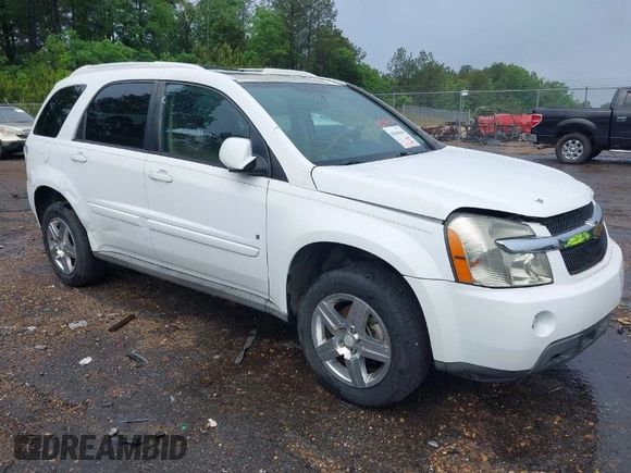2007 Chevrolet Equinox LT with VIN 2CNDL63F676093938, listed as a IAAI auction lot 42068468 with 132,394 mi miles. Bid and sale history available at carsss.com. Image 1.