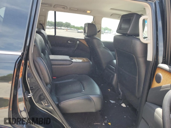 2012 Infiniti QX56 7-passenger with VIN JN8AZ2NE6C9021479, listed as a Copart auction lot 58426124 with 204,710 mi miles and Clean Title. Bid and sale history available at carsss.com. Image 10.