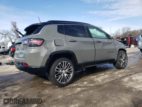 2023 Jeep Compass Limited with VIN 3C4NJDCN3PT505450, listed as a Copart auction lot 45548735 with 18,326 mi miles and Salvage Title. Bid and sale history available at DreamBid. Image 3.