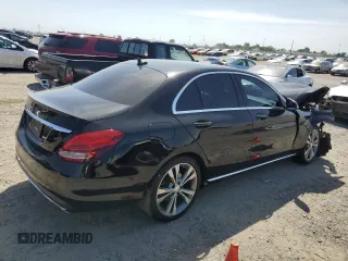 2017 Mercedes-Benz C 300 with VIN 55SWF4JB0HU201991, listed as a Copart auction lot 54105055 with 68,938 mi miles and Salvage Title. Bid and sale history available at DreamBid. Image 3.