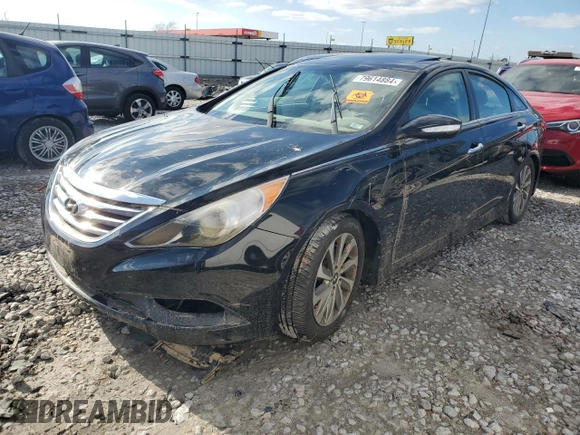 2014 Hyundai Sonata SE with VIN 5NPEC4AC6EH813768, listed as a Copart auction lot 79614884 with Not Provided miles and Salvage Title. Bid and sale history available at DreamBid. Image 1.