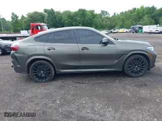 2021 BMW X6 M50i with VIN 5UXCY8C03M9D80163, listed as a IAAI auction lot 39885522 with 48,533 mi miles. Bid and sale history available at carsss.com. Image 13.